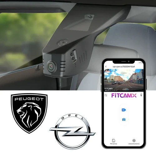 Wideorejestrator FITCAMX Peugeot 2008/e-2008, Opel Mokka (2020-2025)