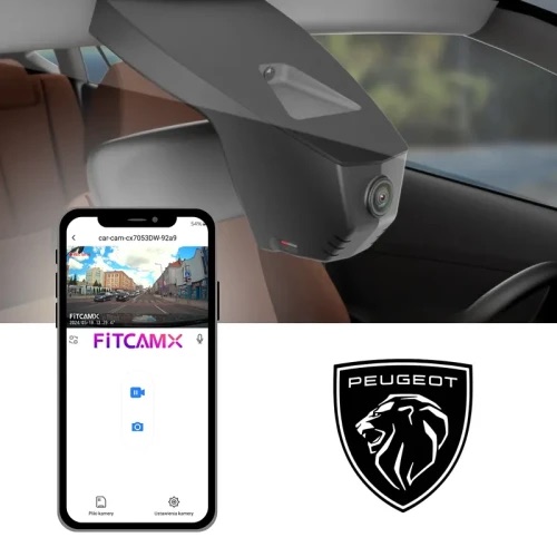 Wideorejestrator FITCAMX Peugeot 508