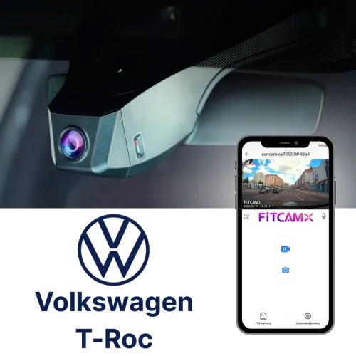 Wideorejestrator FITCAMX Volkswagen T-Roc (2017-2025)